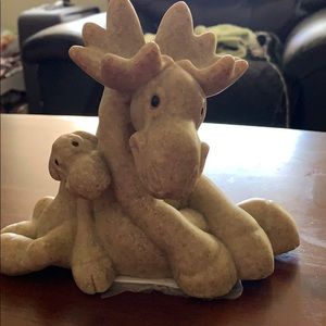 Granite Mama and baby moose